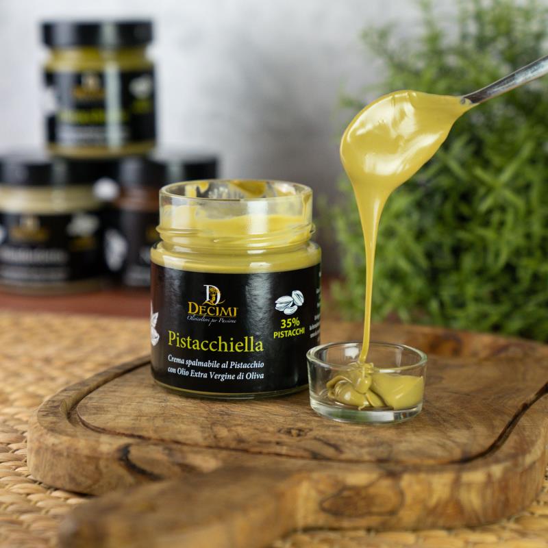 Olivenöl-Pistazien-Creme "Pistacchiella", 250 g Glas