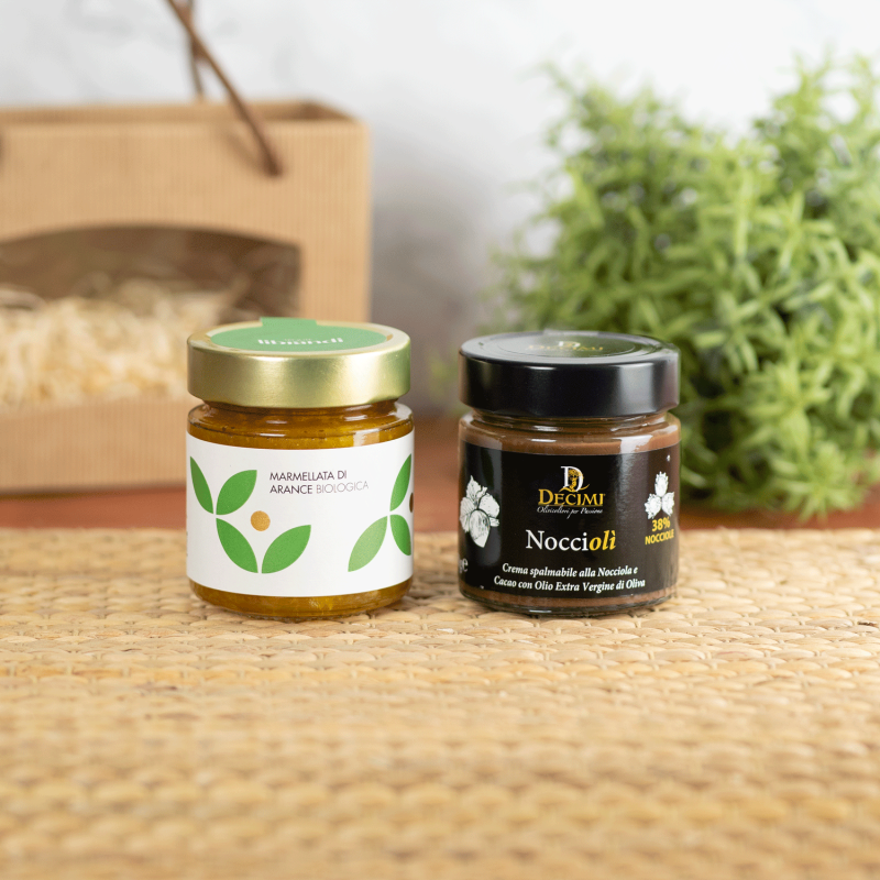 Süße Verführer - Orange/Haselnuss