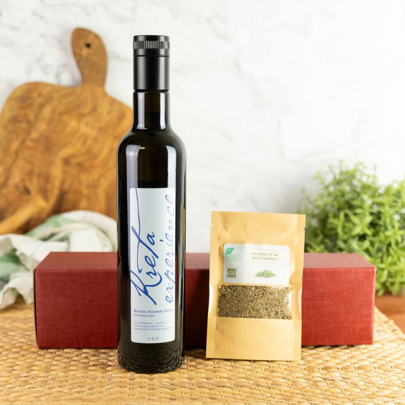 Olivenöl Kreta Experience & Salzflocken Mediterràneas
