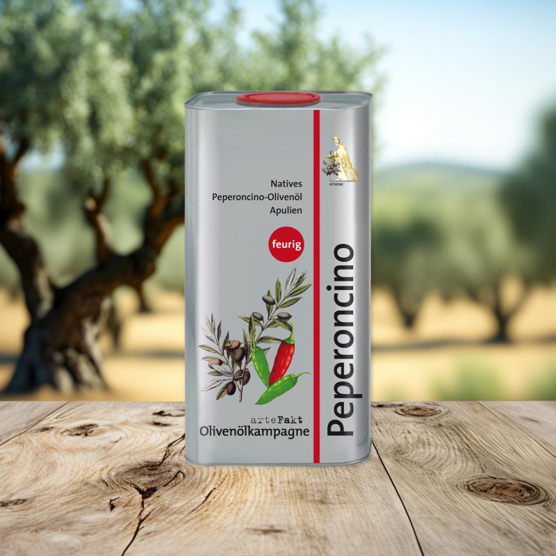 Bio-Peperoncino-Olivenöl, feurig