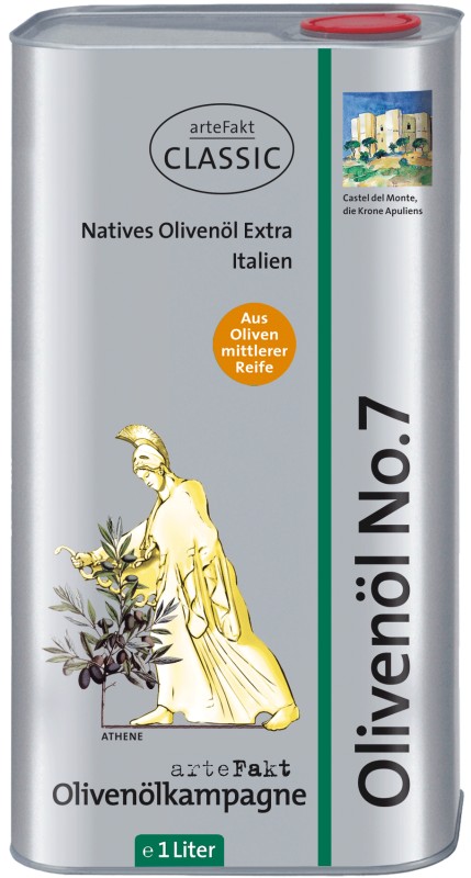 1 Liter Kanister Olivenöl No.7 fruchtig, kbA - 2024