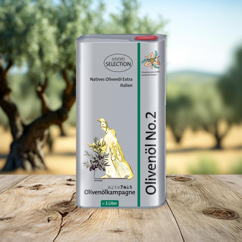 0,5 Liter Kanister Olivenöl No.2, kbA - 2024