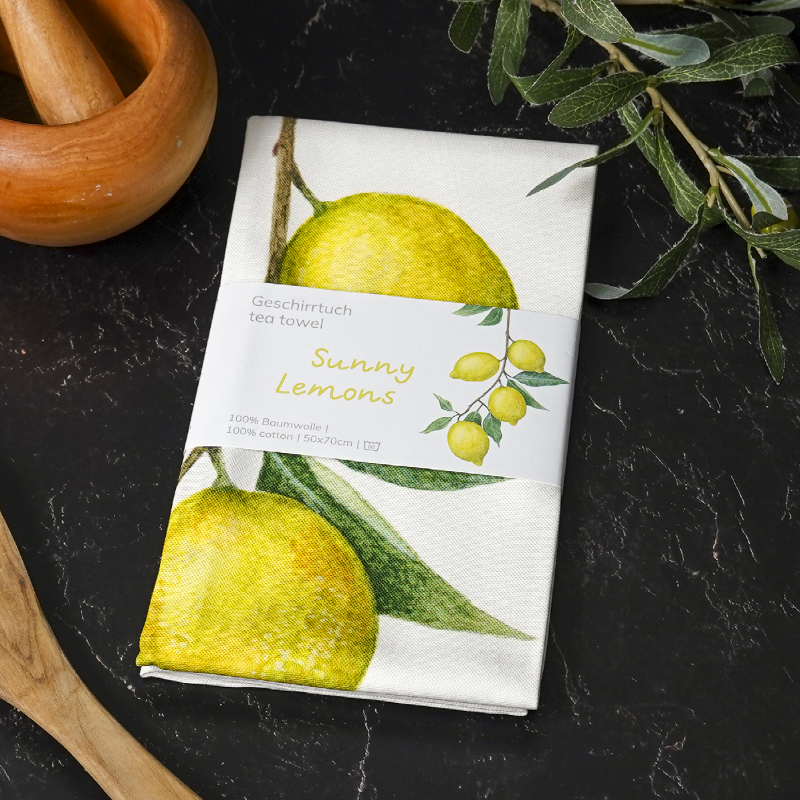 Geschirrtuch Sunny Lemons Geschirrtuch Sunny Lemons