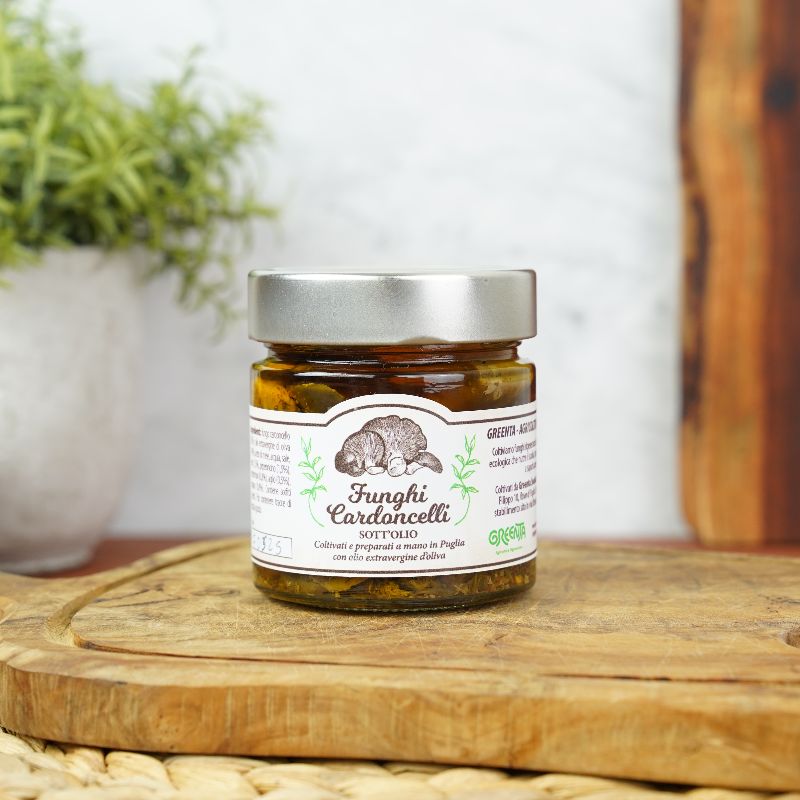 Cardoncello-Pilze in Olivenöl