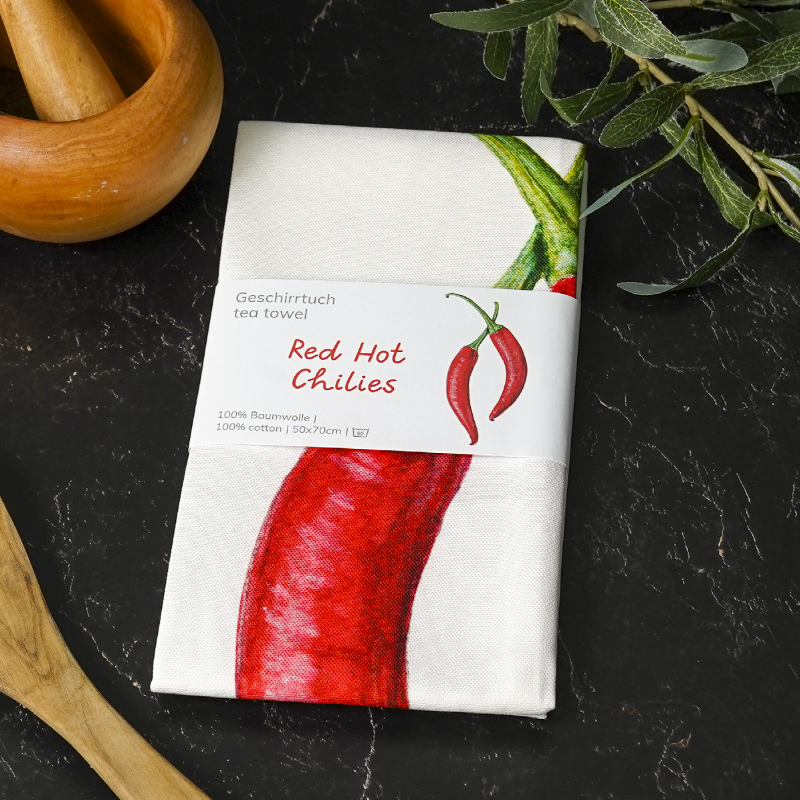 Geschirrtuch Red Hot Chilies Geschirrtuch Red Hot Chilies