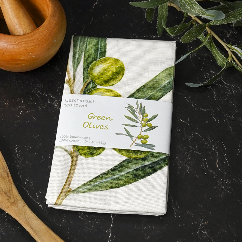 Geschirrtuch Green Olives