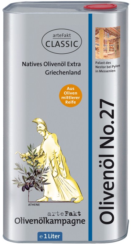 1 Liter Kanister Olivenöl No.27 fruchtig, rk - 2024