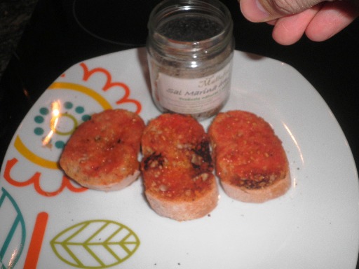 Mein Lieblingssalz: Das Meersalz von Mallafré mit etwas Minze! 