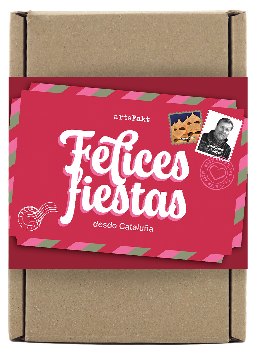 Adventsbox Katalonien mit Banderole