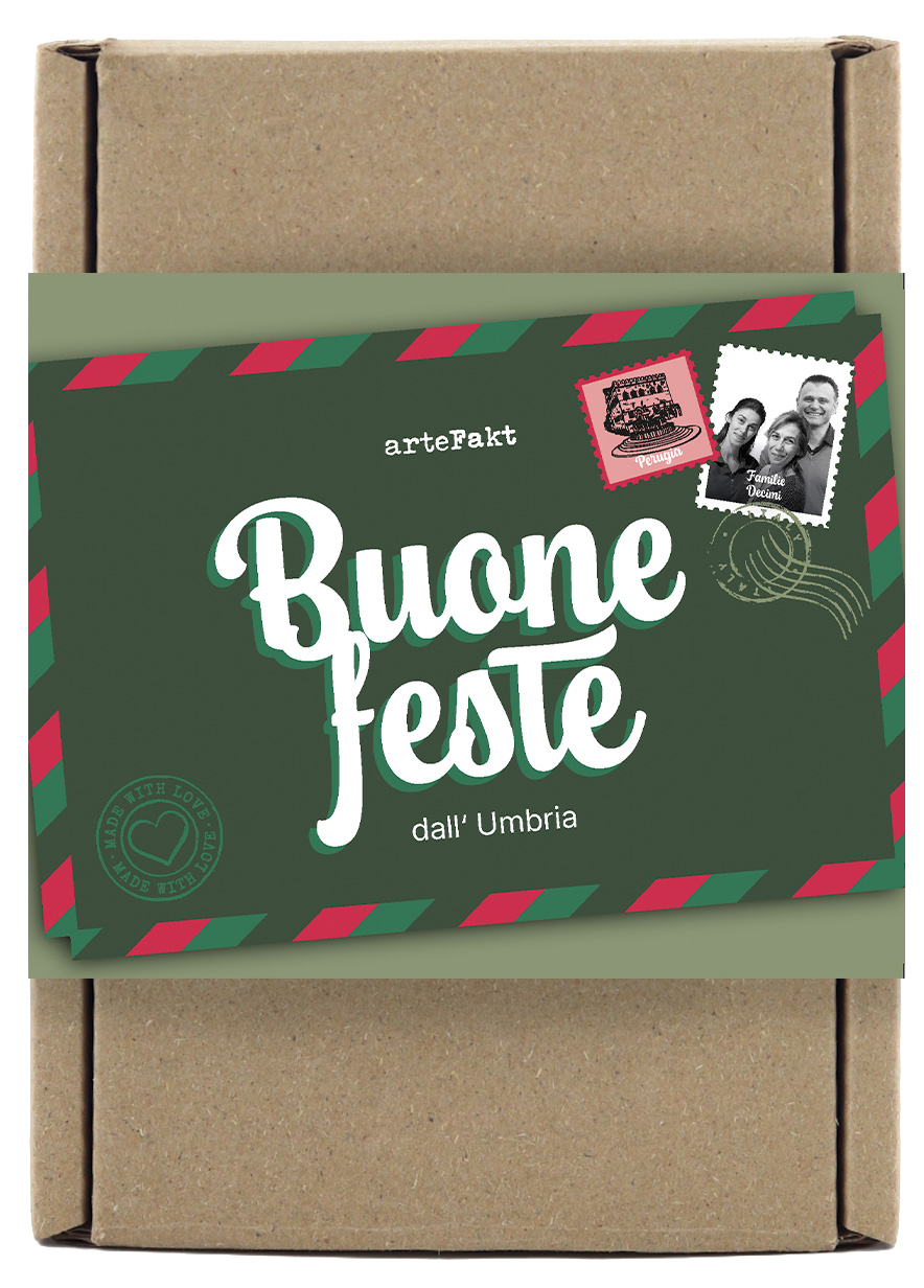 Adventsbox Umbrien mit Banderole